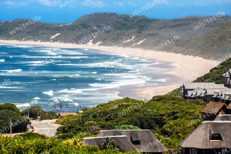 View of the beach of Brenton on Sea South Africa