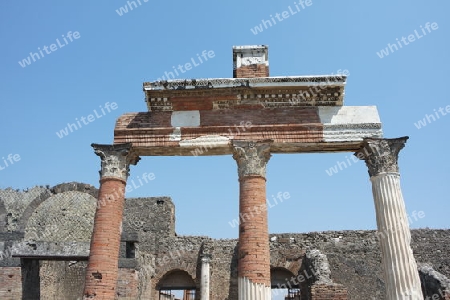 Antike Ruinen von Pompeji