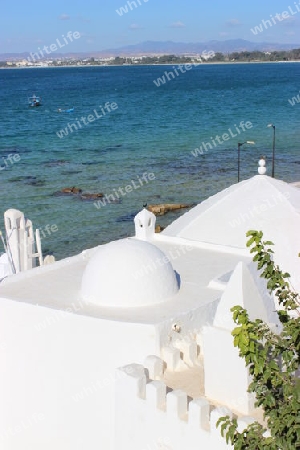 Tunesien, Bucht von Hammamet und  Altstadtarchitektur