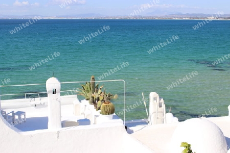 Tunesien, Bucht von Hammamet und  Altstadtarchitektur
