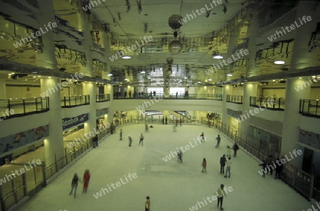 a shopping mall at the main square in the city of Chongqing in the province of Sichuan in china in east asia. 