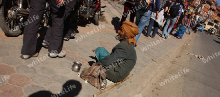 Bettler in Kathmandu
