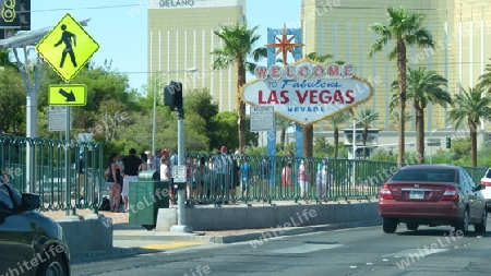 Welcome Schild Las Vegas Nevada