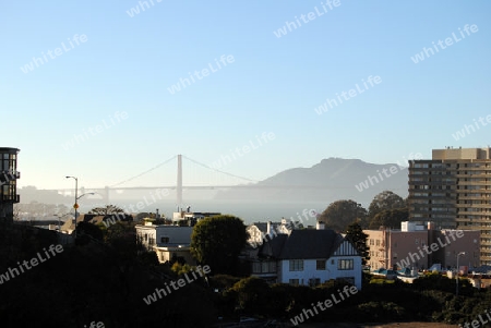 San Francisco Blick zu Golden Gate Bridge