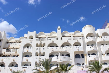 Tunesien, Architektur in Hammamet Yasmine