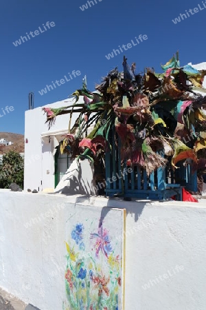 Geschmücktes Haus auf Lanzarote