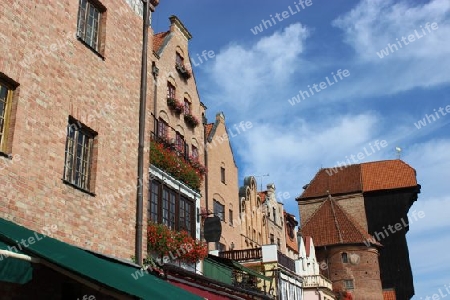 Danziger Altstadt mit dem Krantor
