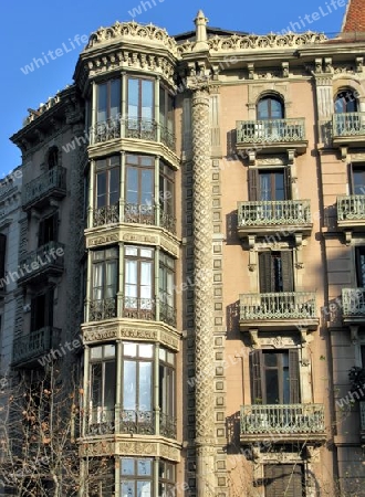 Jugendstil Eckhaus in Barcelona