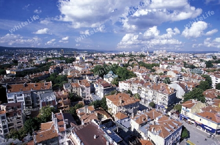 the city centre of Varna on the Blacksea in Bulgaria in east Europe.