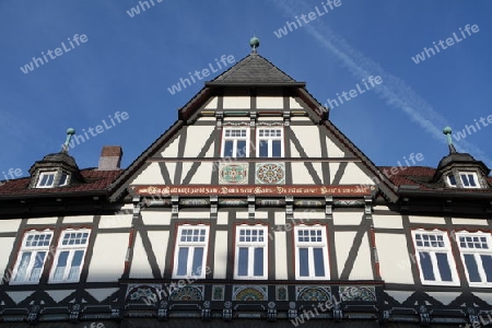 Altstadt Architektur in Goslar, Harz