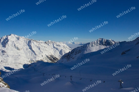 Ausblick Stubaier Gletscher