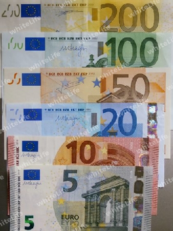 Geldscheine EURO 5 bis 200 P6150520