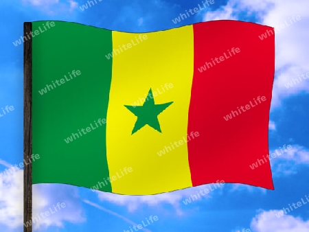 Fahne Senegal