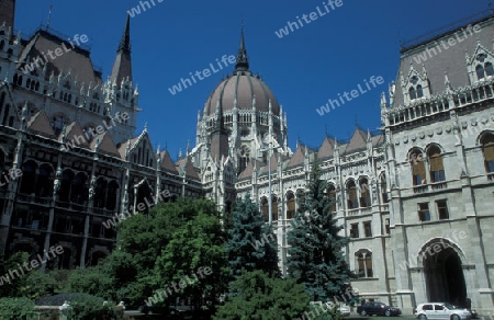 Das Parlament in der Hauptstadt von Ungarn in Osteuropa..