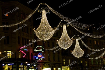 Weihnachtsdekoration-K?rntnerstrasse,Wien