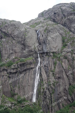 Wasserfall in der N?he des J?ssingfjord