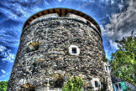 Turm einer Burgmauer