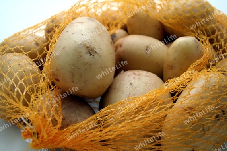 Kartoffeln in einem Netz