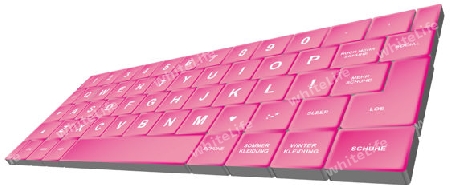 Special keyboard for girls in pretty pink - Spezialtatstatur in rosa f?r M?dchen