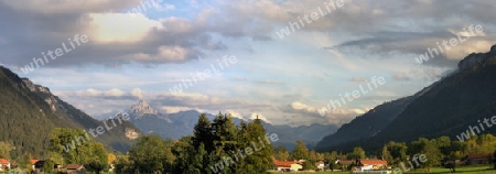 Panoramablick auf Pfronten in Bayern
