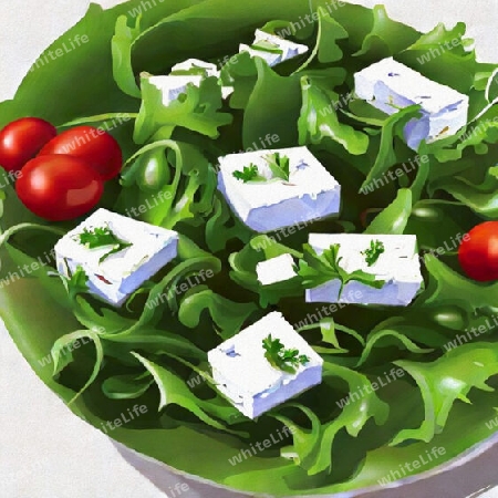 salat mit feta
