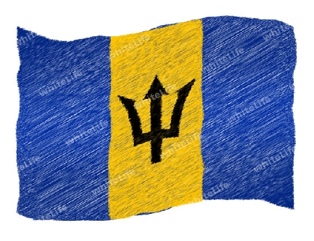 Barbados - The beloved country as a symbolic representation as heart - Das geliebte Land als symbolische Darstellung als Herz