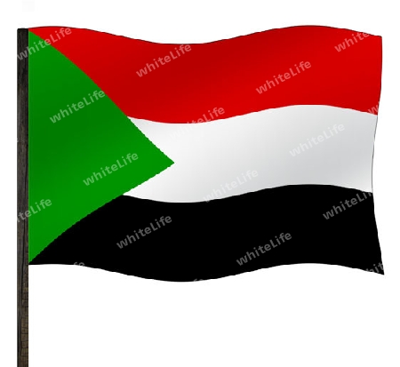 Fahne Sudan
