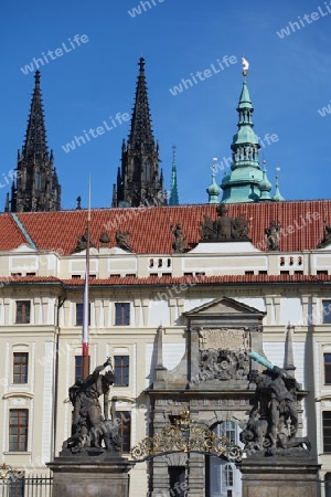 Burganlage in Prag