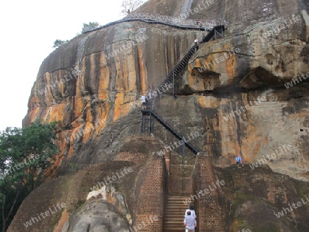 Sri Lanka, Aufstieg zum Sigiriya Felsen