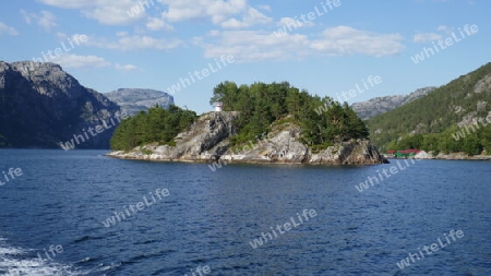 Landschaft am Lysefjord, Norwegen
