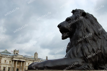 London, National Gallery, Trafalgar Square, England