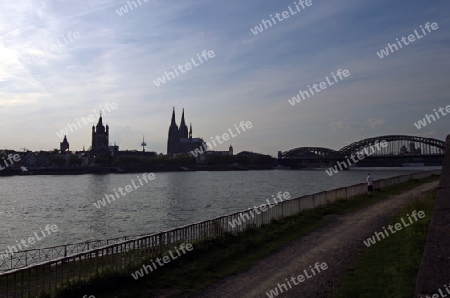 K?ln am Rhein - Rhein - Domblick