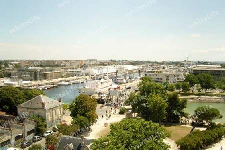 La Rochelle Hafen von oben
