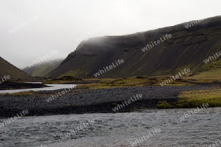 Der S?den Islands, Flu?lauf in der Eldgja, einer vor ca. 1000 Jahren durch einen Vulkanausbruch entstanden Schlucht