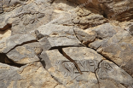 Felsbilder, Wadi Mathandous, Libyen