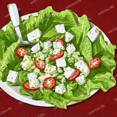 salat mit Feta