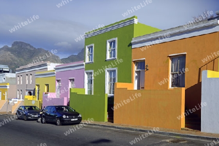 farbige H?user in Bo Kaap, malayisch, moslimisches Viertel, Kapstadt, West Kap, Western Cape, S?dafrika, Afrika