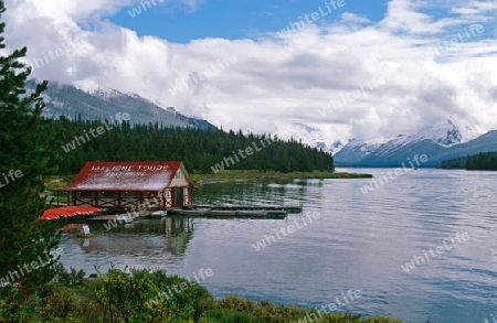 Maligne Lake in Kanada