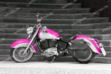 Motorrad - pink