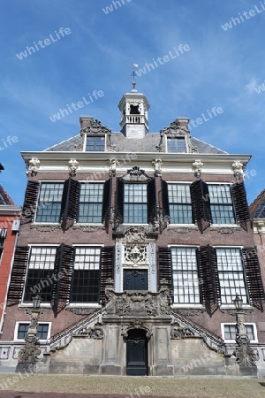 Rathaus in Sneek. Friesland, Niederlande