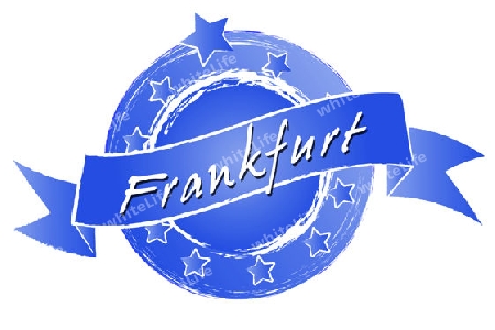 FRANKFURT - Banner, Logo, Symbol im Royal Grunge Style fuer Praesentationen, Flyer, Prospekte, Internet,...