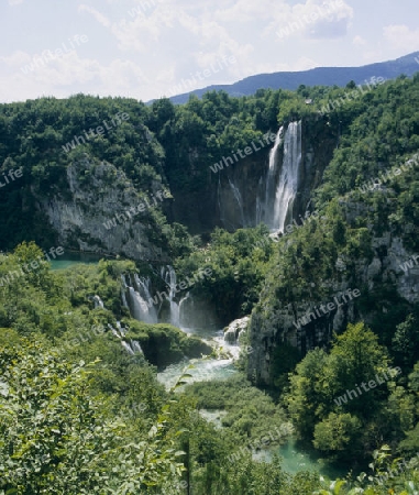 Plitvicer Seen (Wasserfall) in Kroatien