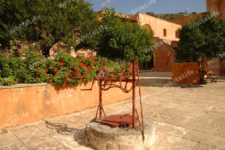 Brunnen im Kloster Agia Triada