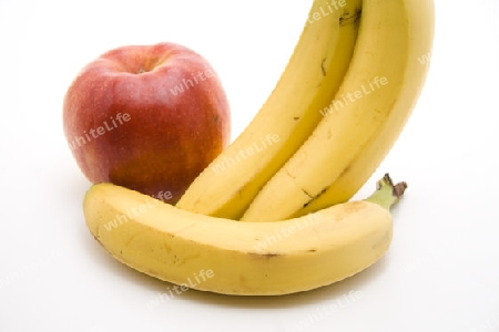 Bananen mit Apfel