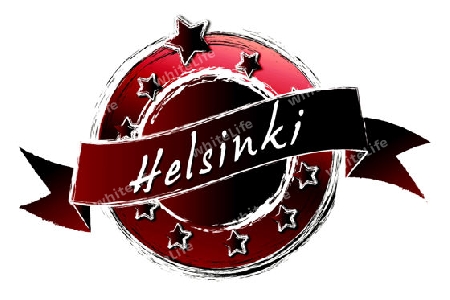 Helsinki - Banner, Logo, Symbol im Royal Grunge Style fuer Praesentationen, Flyer, Prospekte, Internet,...