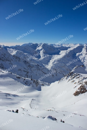 Ausblick Stubaier Gletscher