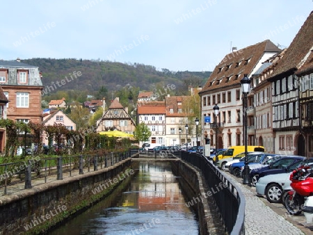 Wissembourg kanalisierter Bach