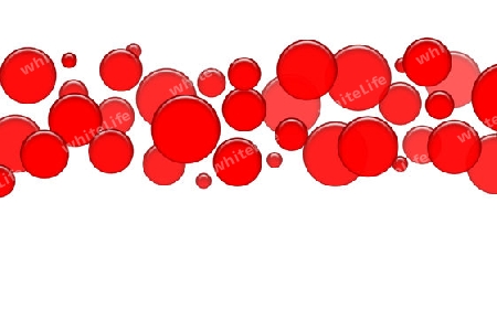 Red bubbles as illustration for your background, presentation, website