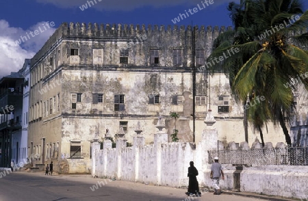 Die Altstadt von Stone Town  oder Zanzibar Town der Hauptstadt der Insel Sansibar im Indischen Ozean in Tansania in Ostafrika..