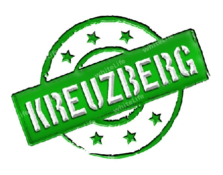KREUZBERG - Zeichen / Symbol im Retro Stil fuer Praesentationen, Prospekte, Internet, ...
